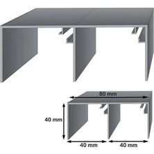 FREKANS Yeniler Junıor Üst Ray Alüminyum 2 Metre