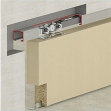 FREKANS 60 kg Çift Yöne Yavaşlatıcılı Sürme Kapak Sistemi + 2m Aluminyum Ray
