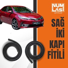 Toyota Corolla (2014-2017) Sağ Ön ve Arka Kapı Fitili-A KALITE-NUMLAS-NM5794