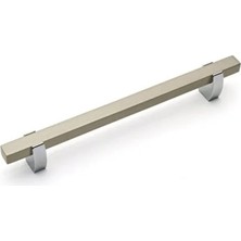FREKANS 765-160 mm Krom Beyaz Mobilya Kulp