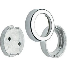 FREKANS Metal Kapaklı Askı Flanşı Metal Taban Q 25 (3 Takım )