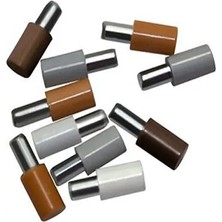 FREKANS Plastik Başlı Metal Raf Pimi 5 mm Meşe ( 50 Adet )