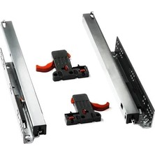 FREKANS Smart Slide Full Tam Açılım Frenli Ray 500MM