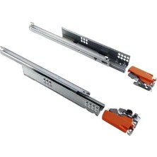 FREKANS 550F3500B 35 cm Tandem Tek Açılım Frenli Çekmece Rayı ( Mandal Dahil )