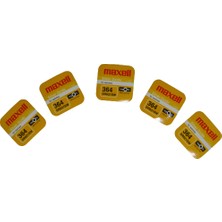 Maxell 364 SR621 Düğme Pili 1,55 V 28 mAh Kapasite ile Saatler için Güçlü Performans