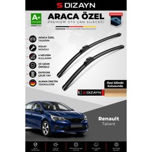S-Dizayn Renault Taliant Ljl Ön Cam Silecek Seti 2021 Üzeri Premium Araca Özel 60-40 cm A+ Kalite