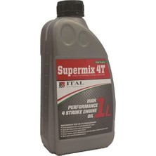 İtal Motor Yağı Süpermix 4 Zamanlı 1 Litre (15W-40) Yüksek Performanslı Benzinli ve Dizel Motorlar İçin
