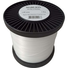 AlbaStar Marlıon Bobin Monofılament 1 Kg. Misina - 0.80 mm - Beyaz