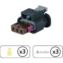 Belirtilmemiş Te/amp Park Sensör Soketi 3 Pin