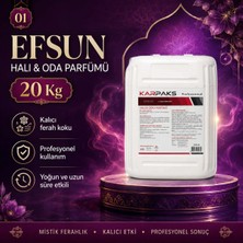 Karpaks Efsun Halı ve Oda Parfümü 20 L Profesyonel Büyük Boy Zarif Ferah Koku