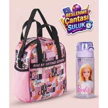 Barbie Lisanslı Premium Beslenme Çantası ve Suluk Matara