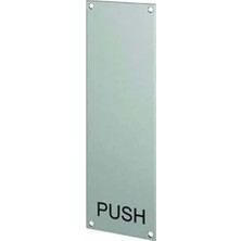 FREKANS Yazılı Itme Sacı Push 10X30 cm