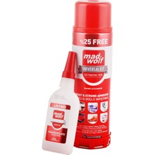 Mad Wolf Hızlı Yapıştırıcı Tkm 500 ML Yüksek Viskoziteli Ahşap ve Diğer Yüzeyler İçin Güçlü Yapıştırıcı