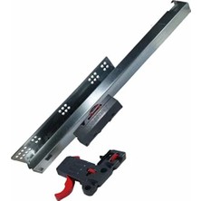 FREKANS Slide Push Open 50 cm Tam Açılım Çekmece Ray Mandal Dahil