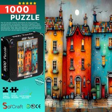 Soi Craft 1000 Parça Puzzle Suluboya Şehri # 6591