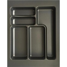 FREKANS 37*49 Antrasit Çekmece Içi Kaşıklık 34*40 cm Kesılebılır