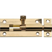 FREKANS Pirinç Sürgü 10 cm Sarı 2 Yıl Kapı Pirinç