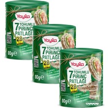 Yayla 7 Tohumlu Pirinç Patlağı 80 G x 3