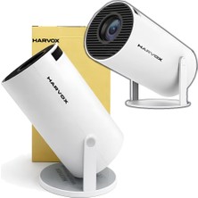 Euro Special Harvox HY300 Pro Upgrade Projeksiyon Cihazı | Android Wifi Bluetooth Taşınabilir Mini Projektör (Hd 720P)