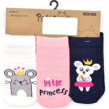 Petit Minou 3'lü Little Mouse Bebek Çorabı 2195