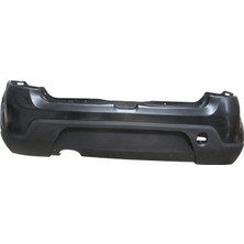 Fam Dacıa Sandero 09/12 Arka Tampon Siyah (Dodik Delikli Stepway) (Lm)