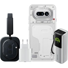 Nothing Phone 4A 8/256 GB Beyaz Aksesuar Paketi