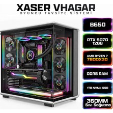 Xaser Vhagar X5 Ryzen 7 7800X3D 32GB Ram 1tb M.2 Nvme SSD 12GB RTX5070 Oyuncu Tavsiye Sistem