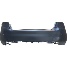 Fam Peugeot 308 17/21 Arka Tampon (Astarlı Siyah Sensör Delikli/karlıksız (Allure/actıve Model)Phıra)