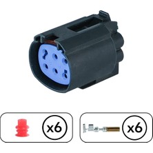 Belirtilmemiş Te/amp Soket 6 Pin