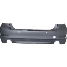 Fam Bmw 5 Serı G30 17/20 Arka Tampon Gri (4 Sensör Delikli) (Tyg)