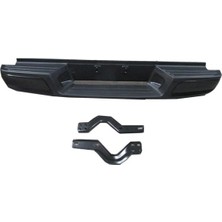 Fam Isuzu D Max Pıck Up 07/12 Arka Tampon Siyah (Plaka Lambalı (Bağlantı Sacları Ile Birlikte) Fpı)