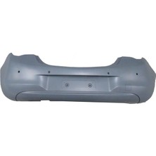 Fam Opel Corsa E 15/19 Arka Tampon Gri (Sensör Delikli)(Tw)