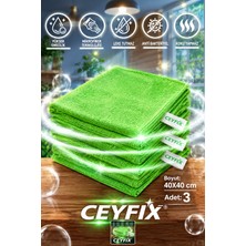 Muazzam Ceyfix Mikrofiber Bez 40 x 40 cm 3 Adet