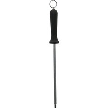 Efnaz Style Metal Bilezikli Yuvarlak Masat - Bıçak Bileme Metal Asma Halkalı 30CM