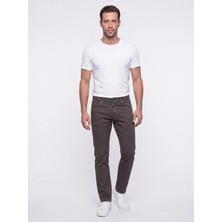 White Stone Haki Regular Fit Erkek Chino Pantolon