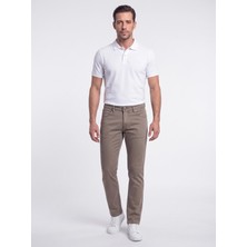 White Stone Bej Regular Fit Erkek Chino Pantolon