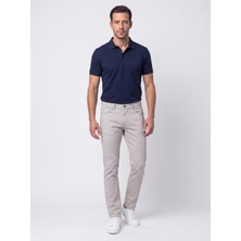 White Stone Gri Regular Fit Erkek Chino Pantolon