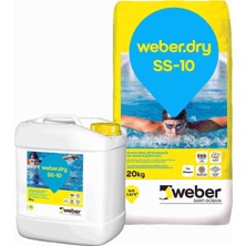 Weber Dry SS 10 Su Yalıtım Harcı 20 Kg+10 Kg Polimer Emülsiyon Modifiyeli Elastik Yapı