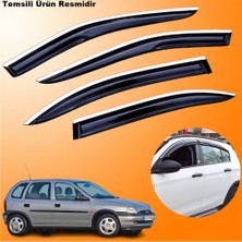 Friemats Opel Corsa B Krom Cam Rüzgarlığı Abs Nikelajlı Krom Mügen Cam Rüzgarlığı 1993-2000 Arası 4 Parça