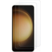 Caseonn Samsung Galaxy S22 Esnek Ultra Ince Nano Cam Ekran Koruyucu Şeffaf (2 Adet)