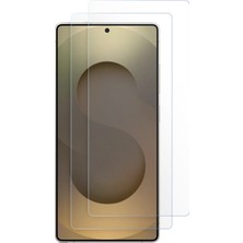 Caseonn Samsung Galaxy S25 Ultra Esnek Ultra Ince Nano Cam Ekran Koruyucu Şeffaf (2 Adet)
