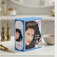 Eagle's 6'lı Paket Siyah Hint Kınası Amonyaksız Toz Formda Canlı Renkler İçin Etkili