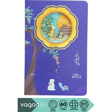 Vagonlife Yeni Seri Tavşan & Kaplumbağa 3D Katmanlı Illüstrasyon Sanat Tasarımlı Kareli Defter 60 Yaprak 120 Sayfa 21X13,5CM