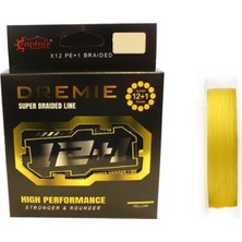 Captain Dremie Rounder 12+1 Spin Ip Misina 150MT Yellow
