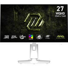 MSI Msı 27' Mag 274QRFW X32 0.5ms 320Hz Wqhd IPS Gamıng Monitör-Beyaz