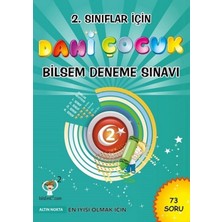 Altın Nokta Yayınevi 2. Sınıf Dahi Çocuk Bilsem Deneme Sınavı - Komisyon 6 - 8 Yaş için Eğitici Kitap