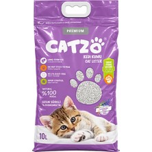 Catzo Bentonit Lavanta Kokulu Topaklanan Kedi Kumu 10 Lt