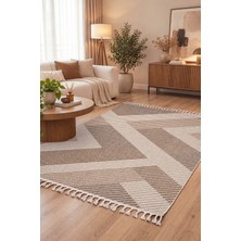Melaris Halı Modern Bukle Halı Loop Dokuma Bukleli Oturma Odası Halısı Salon Mutfak Halısı