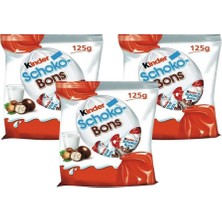 Kinder Schoko Bons 125GR X3