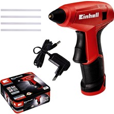 Einhell Akülü Sıcak Silikon Tabancası TC-CG 3.6/1 Li 4522190 | Li-ion | 3,6 V | maks. 160 °C | 30 saniye ısınma süresi | damlama önleyici sistem | metal kutu, şarj cihazı ve 4 silikon çubuğu dahil